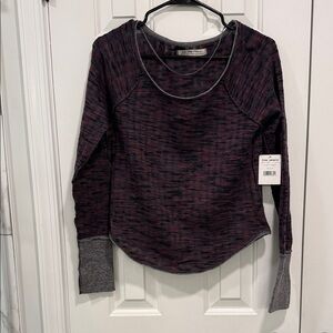 We The Free Long Sleeve Top in Blue and Purple